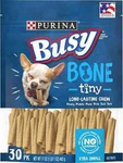 Purina Busy Made Usa Facilities Toy Breed Dog Bones, Tiny - 30 Ct. Fixed Price $19.80.
