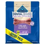 Blue Buffalo Dental Bones Large Natural Chew Dog Treats Bag Jumbo Pack. Fixed Price $44.49.