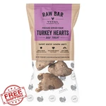 Vital Essentials Raw Turkey Hearts Dog Treats 1.6OZ Bag. Fixed Price $20.00.
