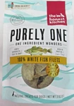 The Honest Kitchen Purely White Fish Filets Natural Treats 3OZ. Fixed Price $18.99.