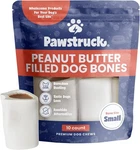 Pawstruck Small 3" Filled Dog Bones, Peanut Butter Flavor - Made In Usa Long Las. Fixed Price $75.99.
