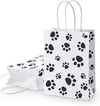 20 Pcs Puppy Dog Paw Gift Bags With Paper Twist Handles, Trea. Fixed Price $23.90.