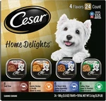 Cesar Home Delights Wet Dog Food Variety Pack, 3.5 Oz Trays (24 Pack). Fixed Price $23.99.