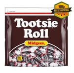Tootsie Roll Midgees Chocolate Taffy Gluten & Peanut Free, 15 Oz Bag. Fixed Price $7.10.