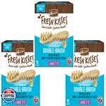 Merrick Pet Fresh Kisses Mint Double-brush Dental Treats Large 16. Fixed Price $145.37.