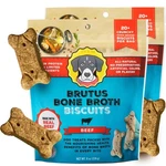 Brutus Bone Broth Biscuits (beef) - Healthy Dog Treats 8 Ounce (pack Of 2). Fixed Price $25.29.
