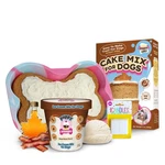 Puppy Cake All Natural Fluffy Moist Dog Birthday & Ice Cream Kit W/ Pan. Fixed Price $39.81.