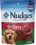 Nudges Grillers Natural Dog Treats, Steak, 10OZ. Fixed Price $20.99.