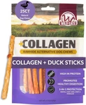 Real Duck Collagen Bully Sticks For Dogs (25 PACK,5 Inch) Long Lasting Chews. Fixed Price $23.99.