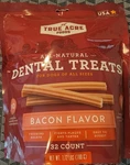 True Acre Foods All-natural Dental Sticks Bacon Flavor Dog Chews, 32. Fixed Price $14.99.