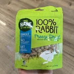 Hare Of The Dog 100% Freeze-dried Rabbit Treats 2.25OZ. Fixed Price $14.99.