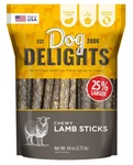 Dog Delights Chewy Lamb Sticks Treats 44 Oz. (2.75LB) Natural Snacks. Fixed Price $28.75.